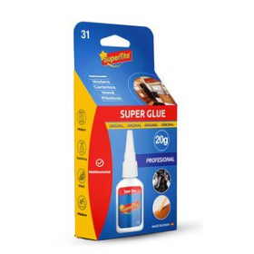 Adhesivo instantáneo (cianocrilato) PEGAMENTO INST. SUPERTITE GEL 20g 15201694  7530048