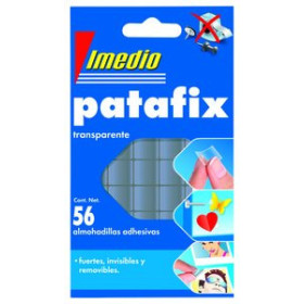Masilla adhesiva MASILLA ADHESIVA IMEDIO PATAFIX REMOVIBLE TRANSPARENTE 56 Uds. 15201669  7520014