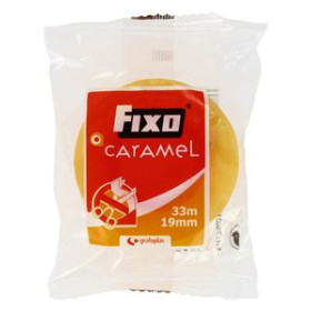 Cintas adhesivas CINTA ADHESIVA FIXO CARAMEL rollo 33x19 23401199  DL 2032