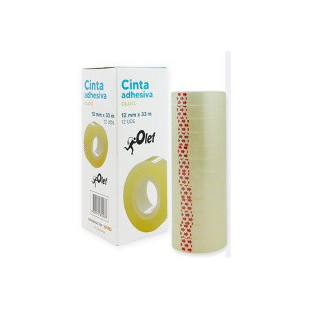 Cintas adhesivas CINTA ADHESIVA OLEF rollo 33x12 23401209  357 (SR0044)