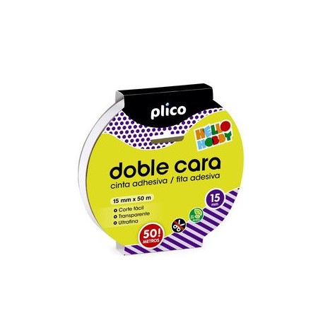 Cintas adhesivas doble cara CINTA ADHESIVA DOBLE CARA PLICO rollo 15x50 12301084  F570800