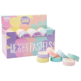 Cintas adhesivas CINTA ADHESIVA MOOVING PASTEL GLITTER 1.5cm x 5m EXPOSITOR de 48 12301202  80340