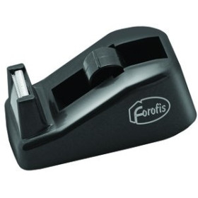 Dispensadores de cinta adhesiva PORTARROLLOS FOROFIS OFICINA PEQUEÑO 19 mm NEGRO 12301204  80376
