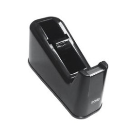 Dispensadores de cinta adhesiva PORTARROLLOS DOHE CINTA ADHESIVA 33 m NEGRO 12301158  80338