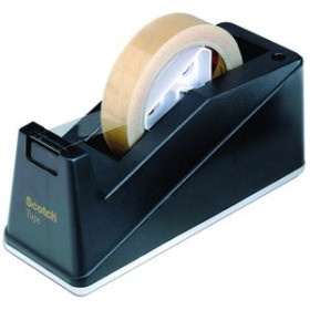 Dispensadores de cinta adhesiva PORTARROLLOS SCOTCH C-10 NEGRO 12301282  80352