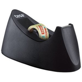 Dispensadores de cinta adhesiva PORTARROLLOS TESA 33 m CURVE + TESAFILM TRANSPARENTE 1 ROLLO 10 m x 19mm 12301276  80346