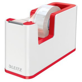 Dispensadores de cinta adhesiva PORTARROLLOS LEITZ WOW DUALC/CINTA ROJO y BLANCO 12301302  80372
