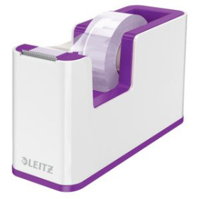 Dispensadores de cinta adhesiva PORTARROLLOS LEITZ WOW DUALC/CINTA VIOLETA  y BLANCO 12301294  80364