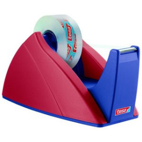 Dispensadores de cinta adhesiva PORTARROLLOS TESA 33 mm  EASY CUT ROJO/AZUL 12301299  80369