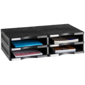 Módulos MODULO ARCHIVO 2000 ARCHIVODOC A4 APAISADO 4 CAJONES ESTANDAR NEGRO 23501790  DD002016