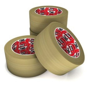 Cintas de embalaje CINTA de EMBALAJE FIXO PACK PP HOTMELT rollo 66x48 TRANSPARENTE 23501786  169822