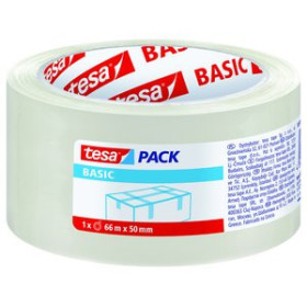 Cintas de embalaje CINTA de EMBALAJE TESA BASIC PP rollo 66x50 TRANSPARENTE 23501814  2787