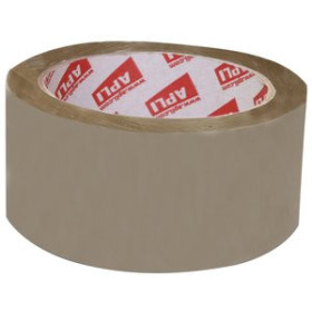 Cintas de embalaje CINTA de EMBALAJE APLI PP rollo 66x48 MARRON (adh.solvente) 23501616  02043313
