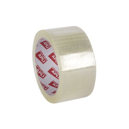 Cintas de embalaje CINTA de EMBALAJE APLI PP rollo 66x48 TRANSPARENTE (adh.solvente) 23501512  02047013