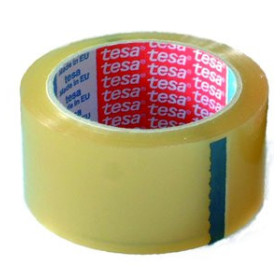 Cintas de embalaje CINTA de EMBALAJE TESA POLIOLEFINA rollo 66x50 SILENC.TRANSPARENTE 23501623  02046233