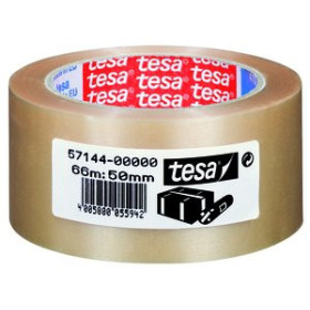 Cintas de embalaje CINTA de EMBALAJE TESA PVC EXTRA FUERTE RUGOSO rollo 66x50 TRANSPARENTE 23501221  DE000028