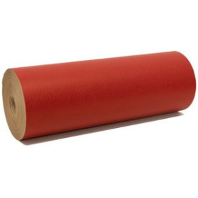 Papel de embalar kraft en bobina PAPEL de EMBALAR KRAFT BOBINA PRIMERA ROJO 31 cm  2.8 Kg (aprox.) 23801805  EE8X4