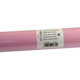 Papel de embalar kraft en rollo PAPEL de EMBALAR KRAFT ROLLO SADIPAL FUSION 1x25 m ROSA 23801711  6421R-7030