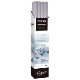 Papel de embalar kraft en rollo PAPEL de EMBALAR KRAFT ROLLO FABRISA 1x3 BLANCO EXPOSITOR DE 30 24001126  0800108