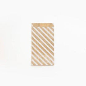 Bolsas de papel BOLSA de PAPEL CLAIREFONTAINE KRAFT DECORADO S/ASAS 12x24x4