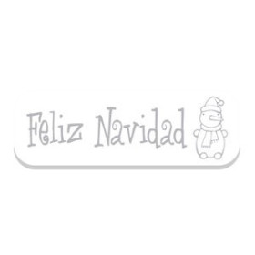 Etiquetas de regalo en rollo ETIQUETAS REGALO ADH. HOLOGRAFICAS ROLLO  250 uds. 45x15 "FELIZ NAVIDAD" BLANCO 16201441  76001