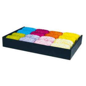 Rafia RAFIA CINTA ROLLO CLAIREFONTAINE 13 mm x 20 m SURTIDO COLORES TENDENCIA CAJA DE 16 (8 col.) 16201309  77901
