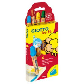 Lápices de colores LAPICES de COLORES GIOTTO BEBE SUPER estuche de  6 11301967  19149