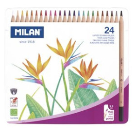 Lápices de colores LAPICES de COLORES MILAN HEXAGONAL MINA GRUESA 3