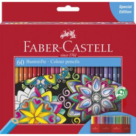 Lápices de colores LAPICES de COLORES FABER-CASTELL ESTUCHE de 60 62403591  79643
