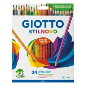 Lápices de colores LAPICES de COLORES GIOTTO STILNOVO estuche de 24 24302365  130700