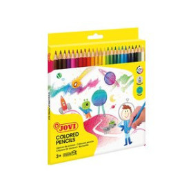 Lápices de colores LAPICES de COLORES JOVI estuche de 24 30301676  231030