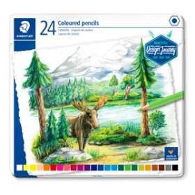 Lápices de colores LAPICES de COLORES STAEDTLER DESIGN JOURNEY 146C  estuche METAL de 24 30301978  131230