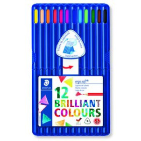 Lápices de colores LAPICES de COLORES STAEDTLER 157 ERGOSOFT BOX de 12 12501129  105197000