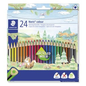 Lápices de colores LAPICES de COLORES STAEDTLER 187 NORIS COLOUR WOPEX estuche de 24 12501131  105205000