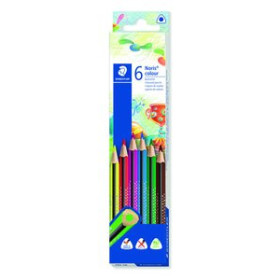Lápices de colores LAPICES de COLORES STAEDTLER 187 NORIS COLOUR WOPEX estuche de 6 12501133  105239000