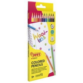 Lápices de colores LAPICES de COLORES JOVI WOODLESS TRIANGULAR estuche de 12 16201310  778601