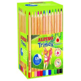 Lápices de colores LAPICES de COLORES ALPINO TRIMAX CLASSBOX ECONOMY PACK de 120 (12 colores x 10 ud.) 23801830  1915569
