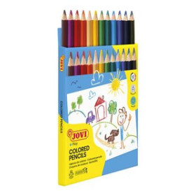 Lápices de colores LAPICES de COLORES JOVI MAXI TRIANGULAR estuche de 12 16601049  53641036