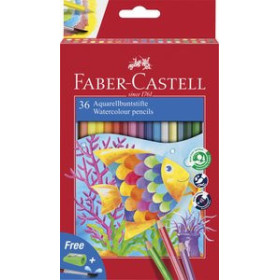 Lápices de colores LAPICES ACUARELABLES FABER-CASTELL estuche de 36 11301966  19148