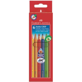 Lápices de colores LAPICES ACUARELABLES FABER-CASTELL JUMBO GRIP estuche de  6 11302295  19913