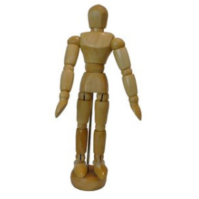 Maniquí de pintura MANIQUI DE PINTURA TALENS MADERA MASCULINO 14 cm 62503598  51909