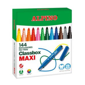 Rotuladores de colores ROTULADOR FIBRA ALPINO MAXI CAJA de 144 62503610  51901