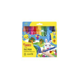 Rotuladores de colores ROTULADOR FIBRA JOVI MAXI  ESTUCHE de 24 62503562  51970