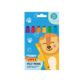 Rotuladores de colores ROTULADOR FIBRA JOVI MY FIRST FELT PEN CAJA de 6 62503561  51965