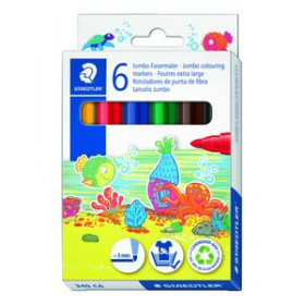 Rotuladores de colores ROTULADOR FIBRA STAEDTLER  340 WATERCOLOUR ESTUCHE de  6 62503560  51947
