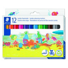 Rotuladores de colores ROTULADOR FIBRA STAEDTLER  340 WATERCOLOUR ESTUCHE de 12 62503558  51945