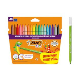 Rotuladores de colores ROTULADOR FIBRA BIC KID COULEUR ESTUCHE de 18 11301950  52580E