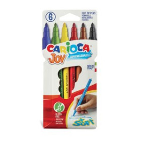 Rotuladores de colores ROTULADOR FIBRA CARIOCA JOY ESTUCHE de  6 11302251  52140E