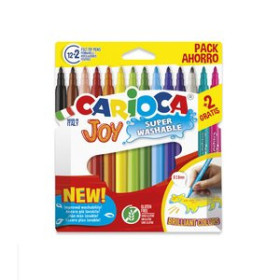 Rotuladores de colores ROTULADOR FIBRA CARIOCA JOY ESTUCHE de 12 11303217  10515534
