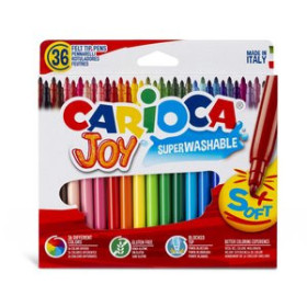 Rotuladores de colores ROTULADOR FIBRA CARIOCA JOY ESTUCHE de 36 11301733  263CB